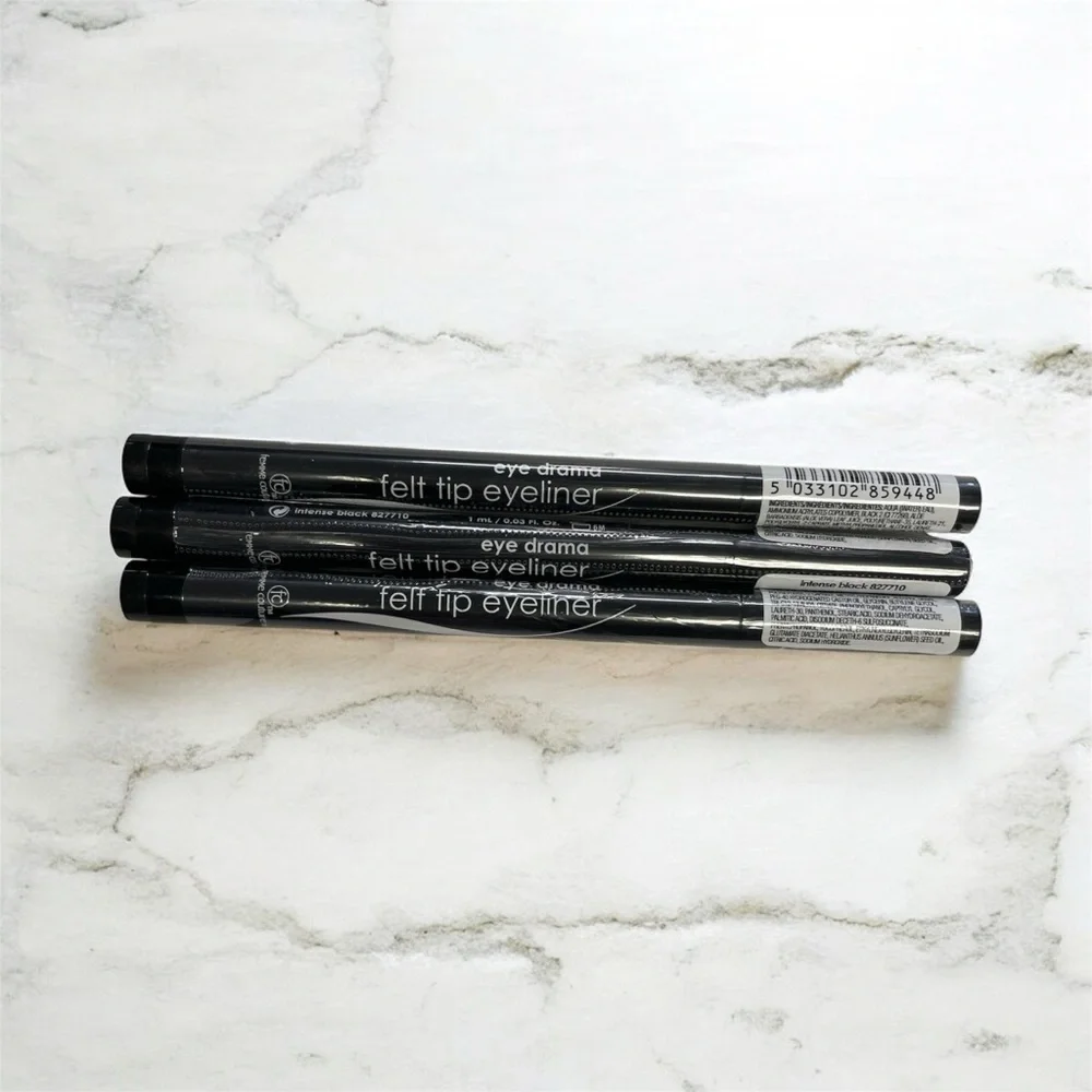 Femme Couture Eye Drama Felt Tip Eyeliner - Black Bundle of 3